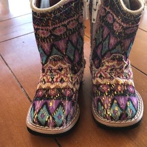 Tanner Mark baby girl cowboy boots
